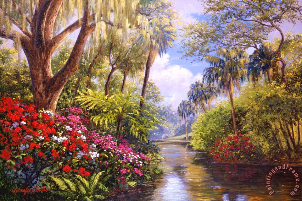 Collection A Day in Paradise painting A Day in Paradise print for sale