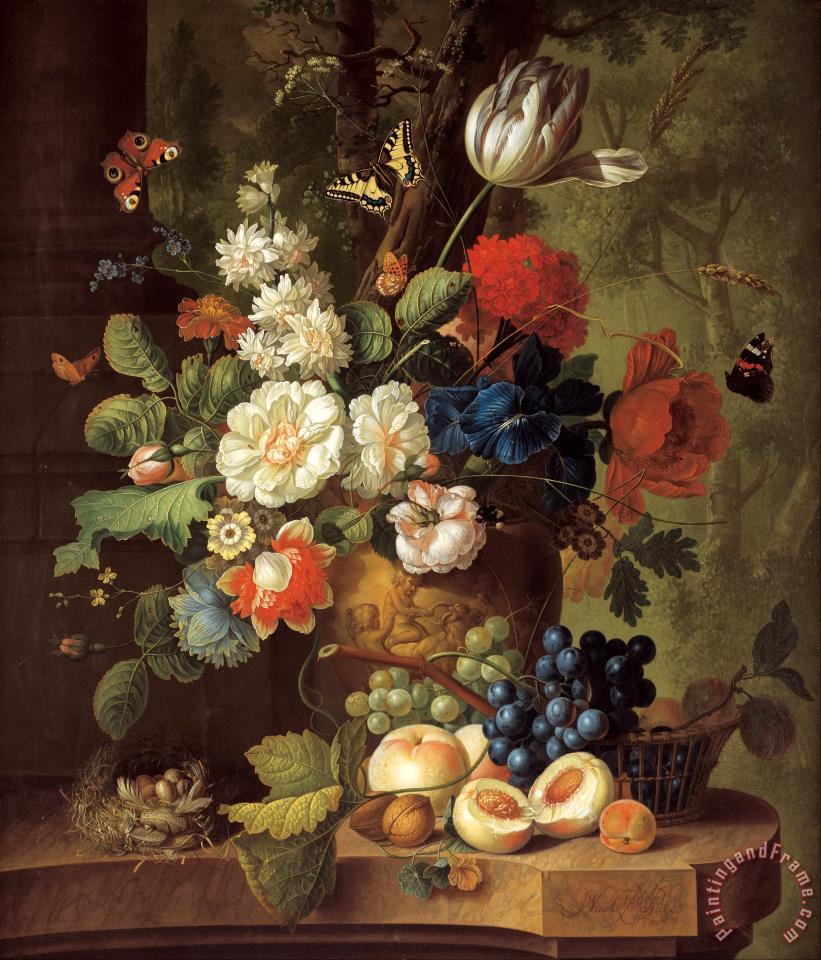 Jan van Os Flowers painting - Flowers print for sale